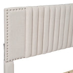 Queen Size Upholstered Platform Bed