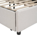 Queen Size Upholstered Platform Bed