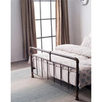 Corvus Somme Antique Dark Bronze Iron Metal Bed