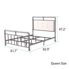 Corvus Somme Antique Dark Bronze Iron Metal Bed
