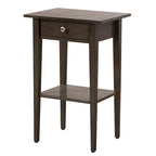 Dalton 1-drawer and Shelf Wooden Nightstand