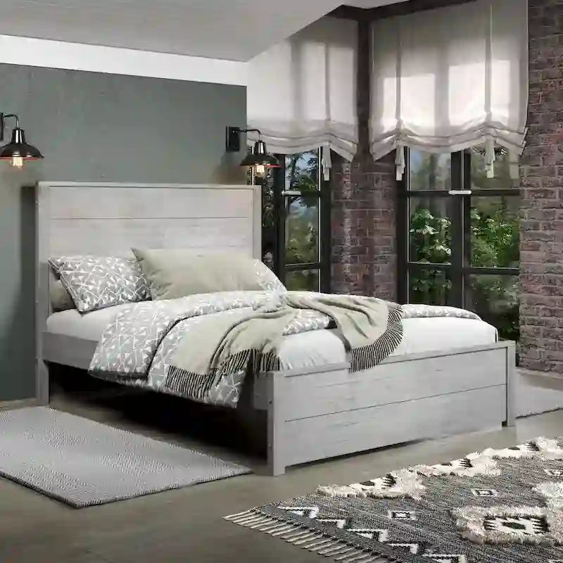 Hampton Solid Wood Bed - Queen Size