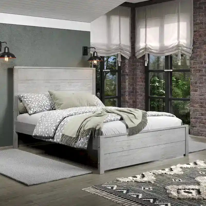 Hampton Solid Wood Bed - Queen Size