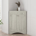 Triangle Bathroom Storage Cabinet with Adjustable Shelves