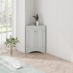 Triangle Bathroom Storage Cabinet with Adjustable Shelves