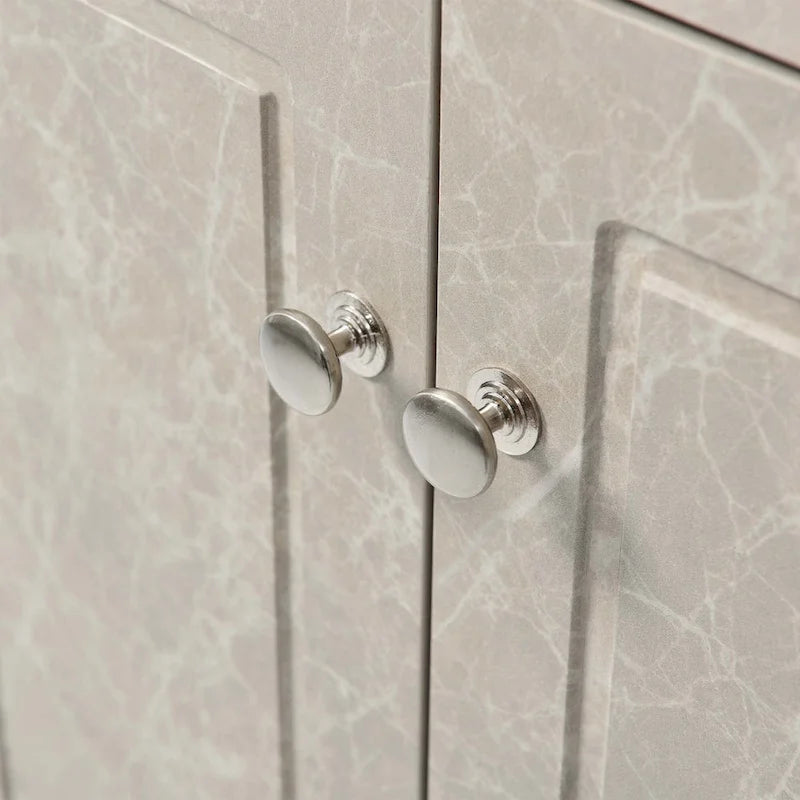 Triangle Bathroom Storage Cabinet with Adjustable Shelves