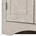 Triangle Bathroom Storage Cabinet with Adjustable Shelves