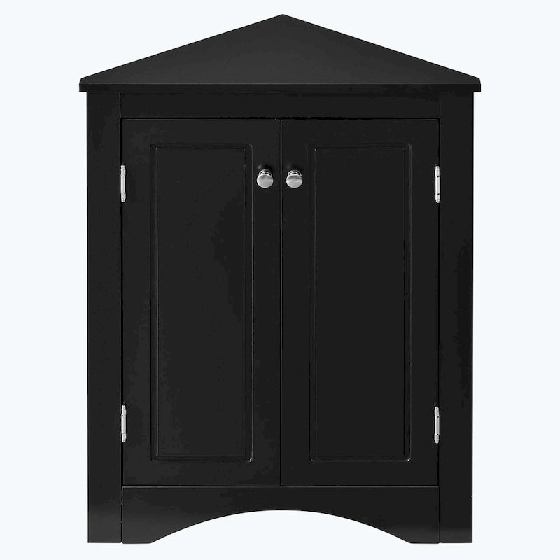 Triangle Bathroom Storage Cabinet with Adjustable Shelves