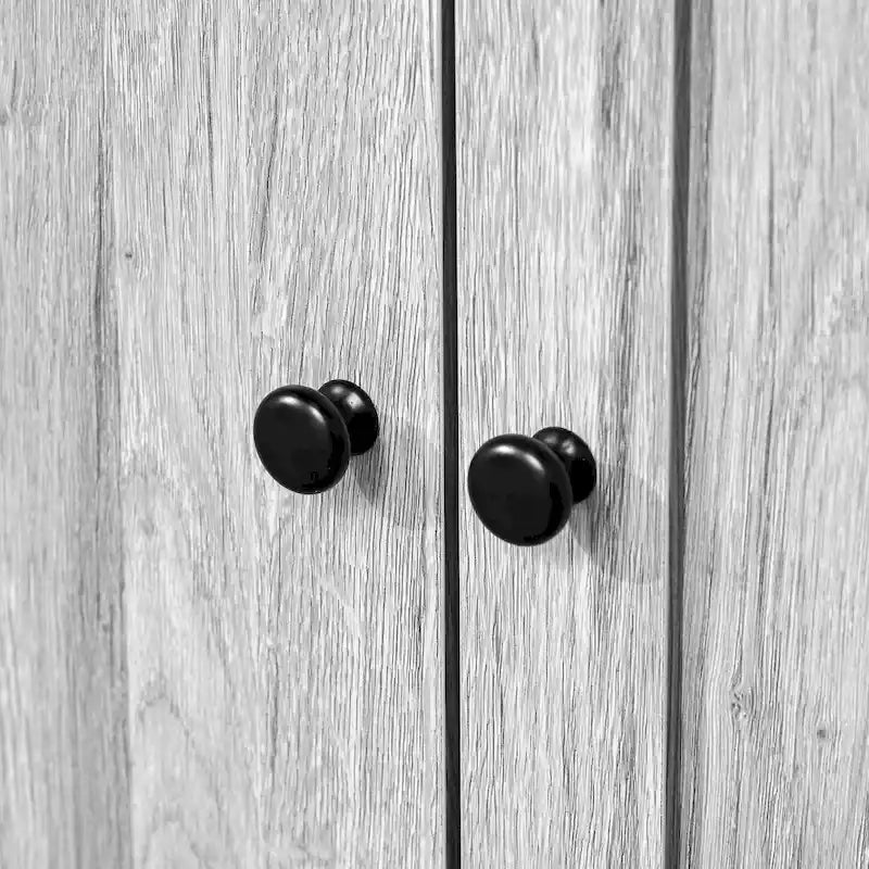 HOMCOM 63.5 Kitchen Buffet with Hutch, Pantry Storage Cabinet with 4 Shelves, Drawers, Framed Glass Doors