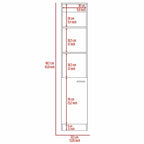 FM Furniture Kansas Linen Cabinet