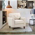 Kouchouk 32.9 Wide Tufted Linen Armchair