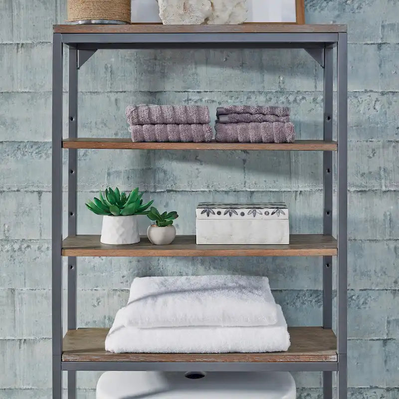 Barnside Gray Over The Commode Stand With Adjustable Shelves By Homestyles - N/A