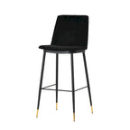 Evora Velvet Counter Stool (Set of 2)