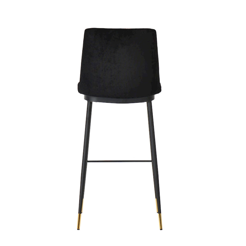 Evora Velvet Counter Stool (Set of 2)