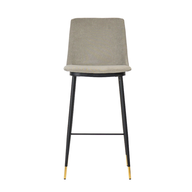 Evora Velvet Counter Stool (Set of 2)