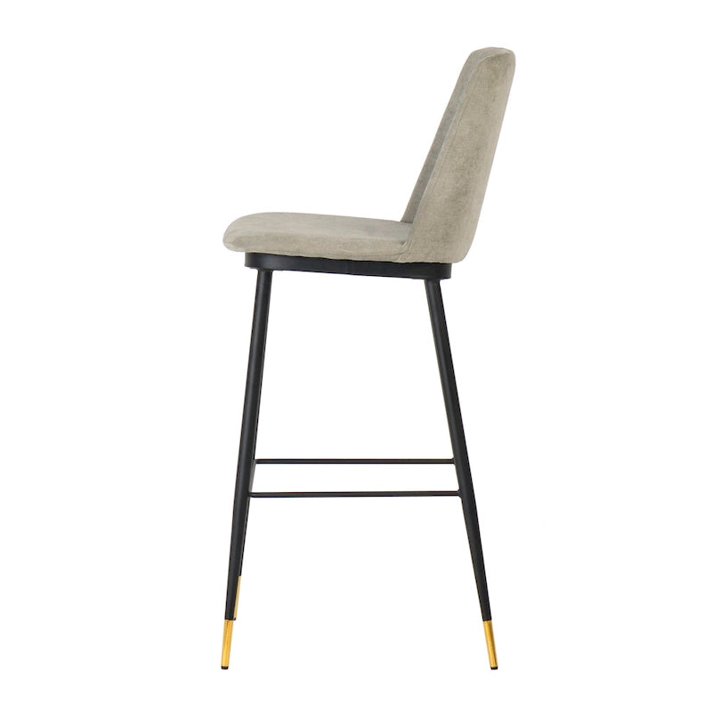 Evora Velvet Counter Stool (Set of 2)