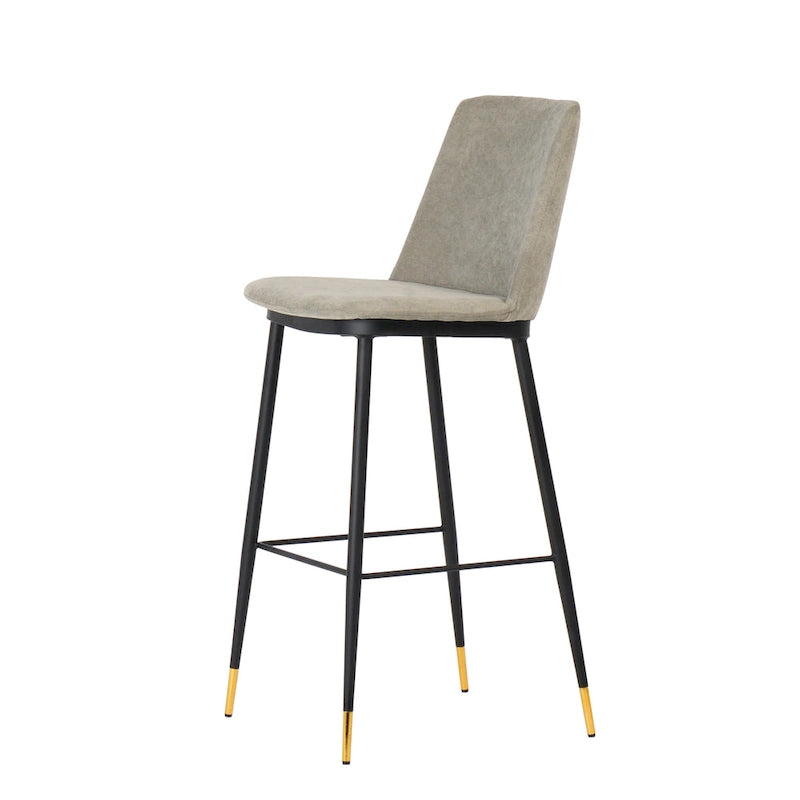 Evora Velvet Counter Stool (Set of 2)