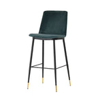 Evora Velvet Counter Stool (Set of 2)