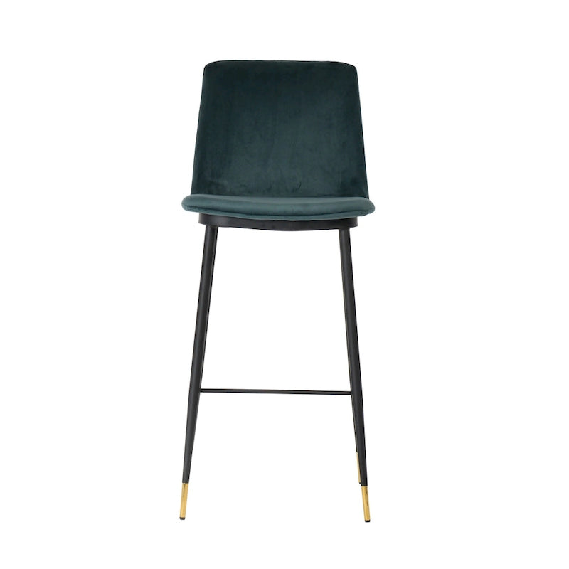 Evora Velvet Counter Stool (Set of 2)