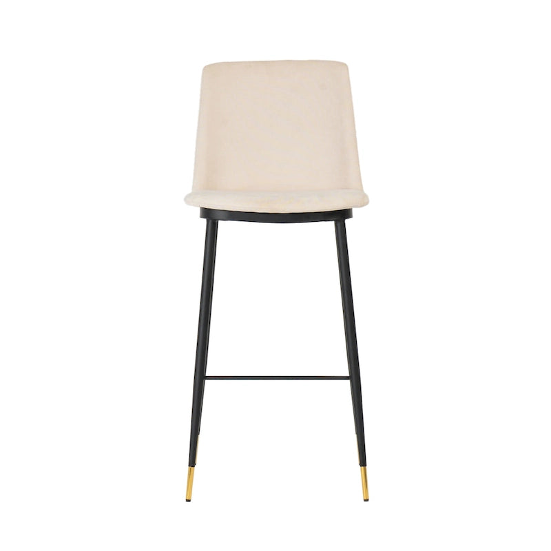 Evora Velvet Counter Stool (Set of 2)