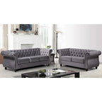 Antoinette Chesterfield 2-Piece Set- Sofa & Loveseat