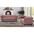 Antoinette Chesterfield 2-Piece Set- Sofa & Loveseat