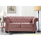 Antoinette Chesterfield 2-Piece Set- Sofa & Loveseat