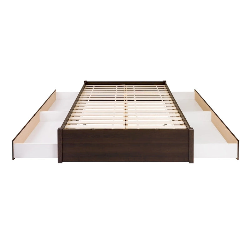 Prepac Queen Select 4-post Platform Bed with Optional Drawers