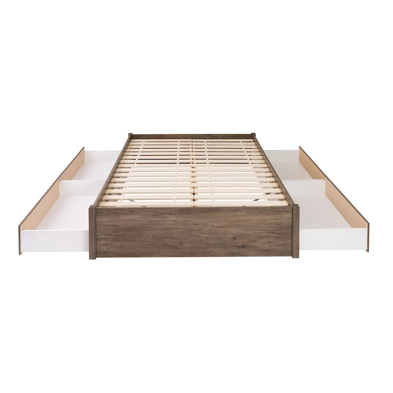 Prepac Queen Select 4-post Platform Bed with Optional Drawers