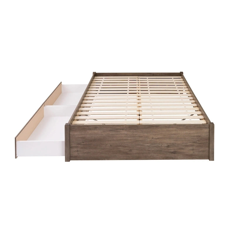 Prepac Queen Select 4-post Platform Bed with Optional Drawers