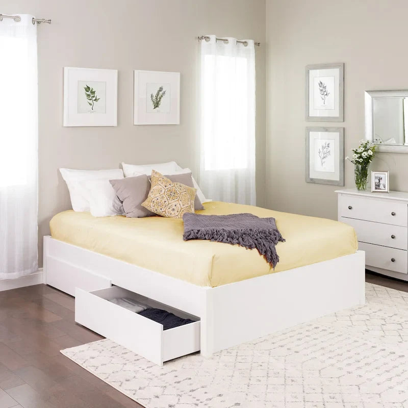 Prepac Queen Select 4-post Platform Bed with Optional Drawers