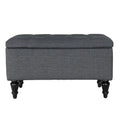 Maypex 29 in. Upholstered Storage Bench