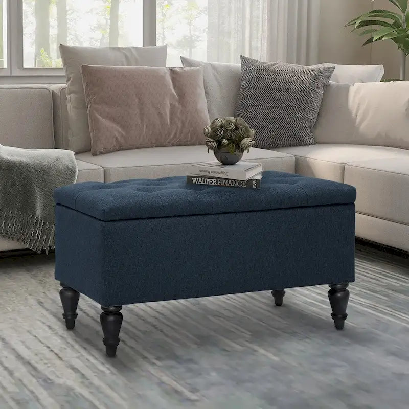 Maypex 29 in. Upholstered Storage Bench