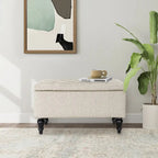 Maypex 29 in. Upholstered Storage Bench