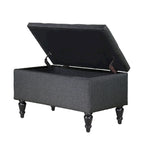 Maypex 29 in. Upholstered Storage Bench