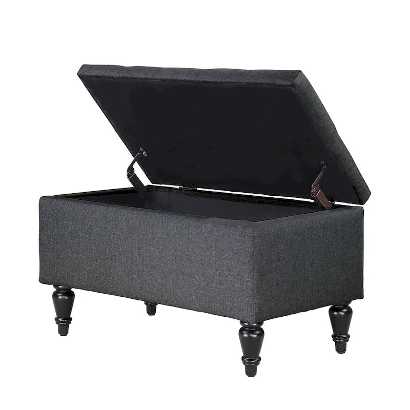 Maypex 29 in. Upholstered Storage Bench