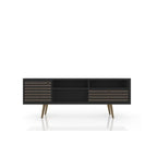 Liberty 70.86 In. Mid Century Modern 4 Shelf TV Stand