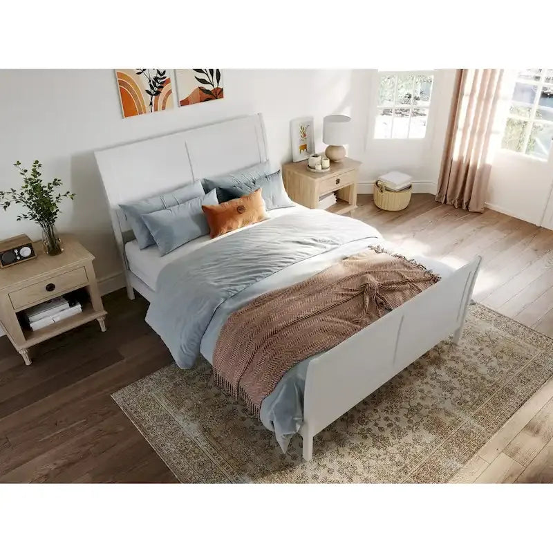 AFI Portland Foundation Bed with Matching Footboard