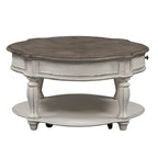 Magnolia Manor Antique White Round Cocktail Table
