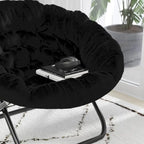 Folding XL Saucer Chair for Dorm or Bedroom