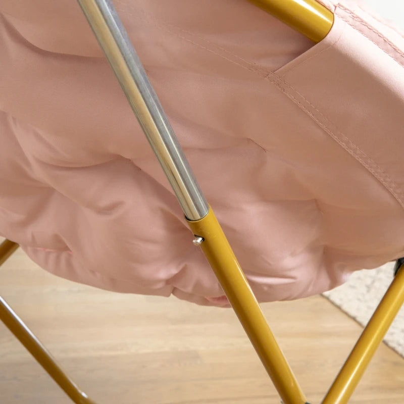 Folding XL Saucer Chair for Dorm or Bedroom