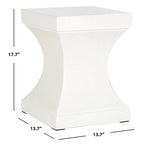SAFAVIEH Selvaggia Concrete Indoor/ Outdoor Accent Table - 13.7x13.7x17.7 - 14Wx14Dx18H