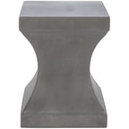 SAFAVIEH Selvaggia Concrete Indoor/ Outdoor Accent Table - 13.7x13.7x17.7 - 14Wx14Dx18H