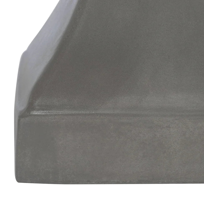 SAFAVIEH Selvaggia Concrete Indoor/ Outdoor Accent Table - 13.7x13.7x17.7 - 14Wx14Dx18H