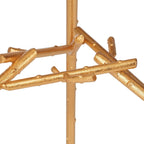 SAFAVIEH Treasures Lawanda Gold/ Blue-White Top Accent Table - 18 W x 18 L x 22.5 H - 18Wx18Dx23H