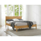 Ria Eastern King Platform Bed, Caramelized
