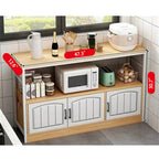 Kitchen Utility Storage Shelf with Cabinet