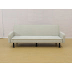 Memory Foam Futon Couch Bed Convertible Sofa with Adjustable Splitback for Compact Living Space