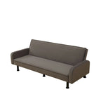 Memory Foam Futon Couch Bed Convertible Sofa with Adjustable Splitback for Compact Living Space