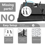 Memory Foam Futon Couch Bed Convertible Sofa with Adjustable Splitback for Compact Living Space